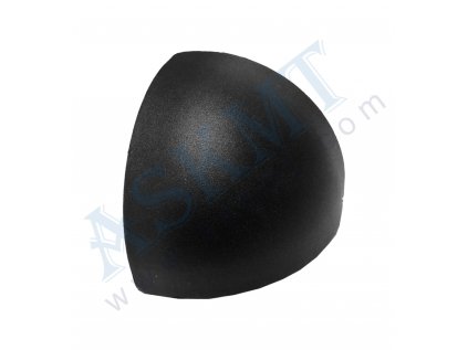 450 400 026 - Krycí víčko rohového úhelníku 45x45x45 ZN, oblé, PA, černé, ASKMT-00