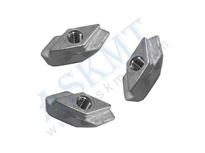 400 300 106 - Rhombus matice do drážky M5, Zn., IT-8, ASKMT-00