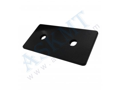 400 300 116 - Spojovací pás 30x60x3 ocel, černý, bez up. sady M6 DIN 7991, ASKMT-00