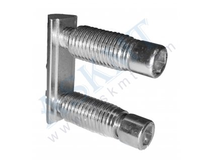 400 300 087.M6 - Svorníkový šroub M6 dvojitý pro profil 8 40x40, Zn., IT-8, ASKMT-00