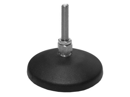 200 100 077 - Stavitelná kloubová noha D 80 M10x90 - PA, nerez, ASKMT-00