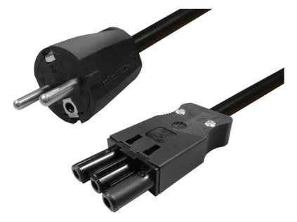 100 100 111 - Připojovací kabel - Síťová zástrčka - Systémová zásuvka, 5 m, ASKMT-00