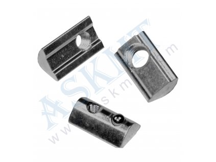 400 300 156 - Matice do drážky M8 sklopná s pružinou, Nerez, IT-8, ASKMT-00