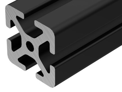 400 100 070.2995 - Profil IT-6 30x30 černý (komaxit), délka 2995 mm ***, ASKMT-00