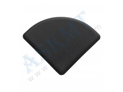 450 400 103 - Krycí víčko profilu 30x30 R, PA, černé, BR-8, ASKMT-00