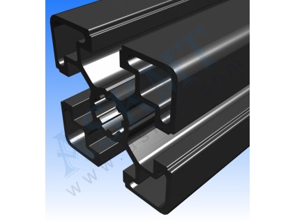 450 100 011.980 - Profil BR-10 45x45L černý (komaxit), délka 980 mm, ASKMT-00