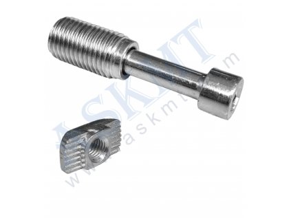 450 300 156.M5 - Svorníkový šroub M5 s maticí do drážky, Zn., BR-8, ASKMT-00