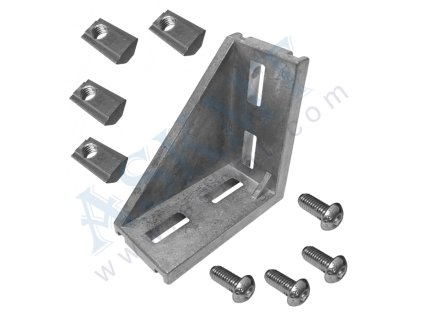 450 300 013.S8.I - Úhelník 40x80 ALU, bez PÚ, s up. sadou M8, IT-8, ASKMT-00