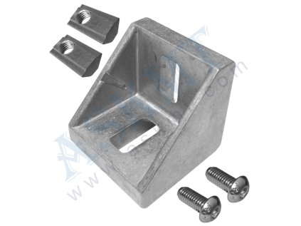 450 300 007.S8.I - Úhelník 40x40 ALU, bez PÚ, s up. sadou M8, IT-8, ASKMT-00