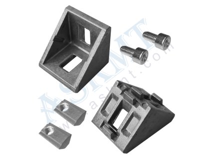 400 300 002.R02 - Úhelník 20x20 ALU, bez PÚ, s up. sadou M4, IT-5, ASKMT-00