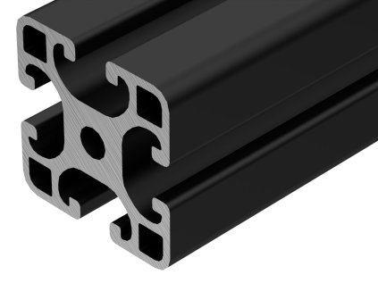 400 100 069 - Profil IT-8 40x40 L černý, ASKMT-00