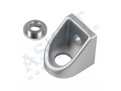 400 300 022 - Otočný úhelník 40x40 ZN, RAL 9006, bez up. sady M8, ASKMT-00