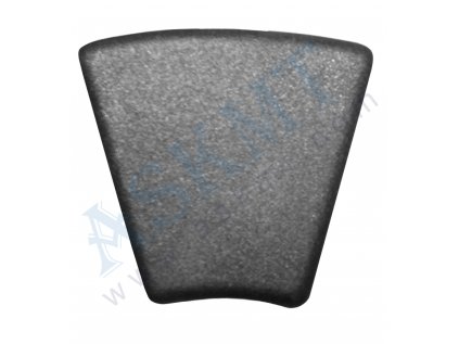 400 400 015 - Krycí víčko profilu R40/80-30°, PA, černé, IT-8, ASKMT-00