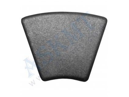 400 400 016 - Krycí víčko profilu R40/80-45°, PA, černé, IT-8, ASKMT-00