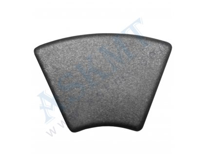 400 400 017 - Krycí víčko profilu R40/80-60°, PA, černé, IT-8, ASKMT-00