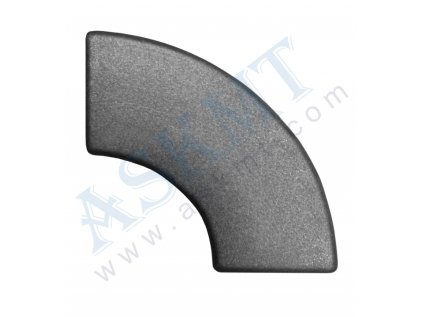 400 400 018 - Krycí víčko profilu R40/80-90°, PA, černé, IT-8, ASKMT-00