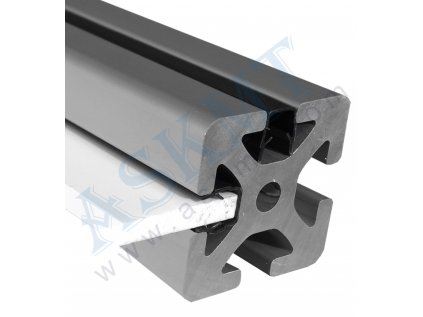 400 400 045 - Těsnící - Krycí profil pro 2-3,5 mm, PP, černý (2000 mm), IT-6, ASKMT-00