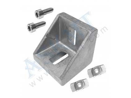450 300 002 - Úhelník 20x20 ALU, bez PÚ, s up. sadou M4, BR-6, ASKMT-00