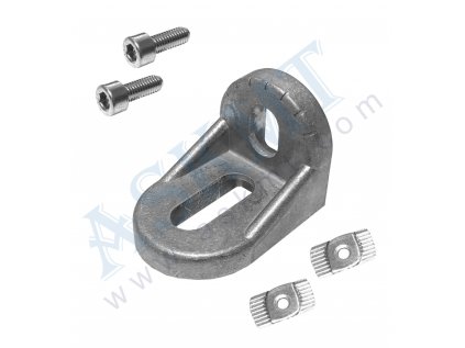 450 300 020 - R-Úhelník 28x28x38 ALU, bez PÚ, s up. sadou M6, M8, BR-8 / BR-10, ASKMT-00