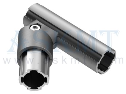 450 300 106 - Spojka 45° pro Trubkový profil BR D28L, ASKMT-00