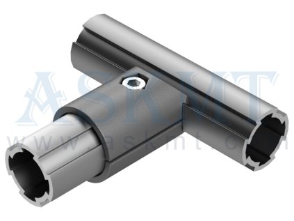 450 300 107 - Spojka 90° pro Trubkový profil BR D28L, ASKMT-00