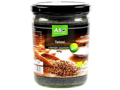1270 tahini s cernym sezamem bio 400g