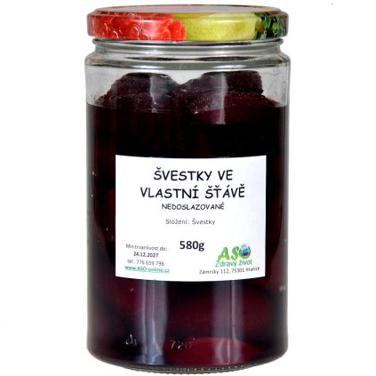 Svestky ve vlastni scave