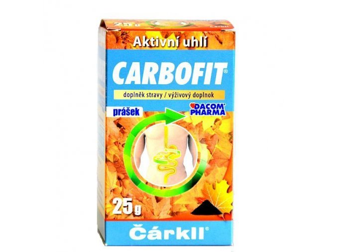 CARBOFIT aktivní rostlinné uhlí 25g