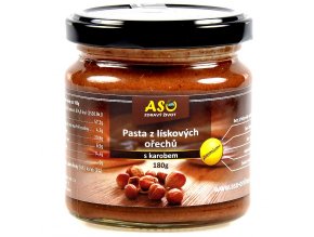 Pasta z liskovych orechu s karobem 180g r