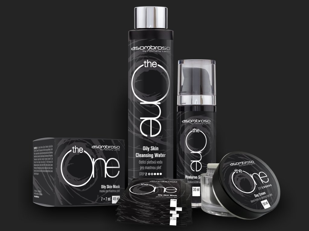 set pro mastnou plet