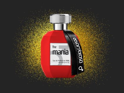 The mania man 100ml black background