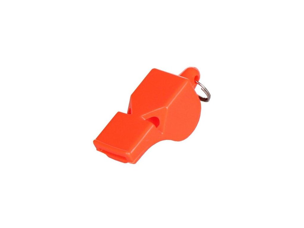 Whistle Colored 013 plastová píšťalka se šnůrkou