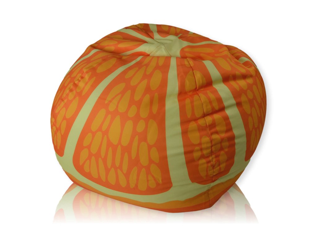 Sedací vak Fruity Design pomeranč (COLOR pomeranč)