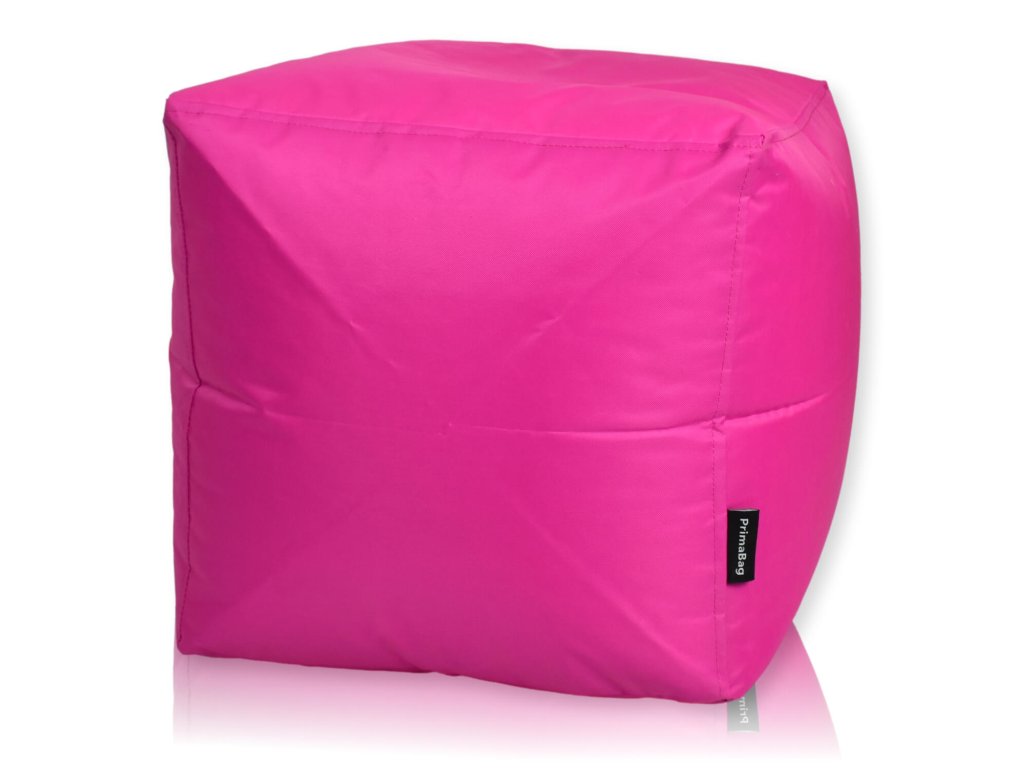 Taburet Cubes nylon 40x40 cm růžová (COLOR růžová)
