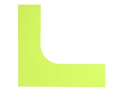 Corner značka na podlahu žlutá