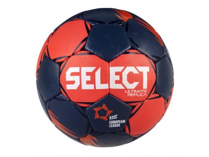 Házenkářský míč Select HB Ultimate Replica European League červeno modrá