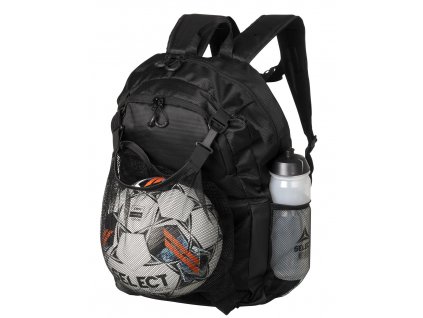 Sportovní batoh Select Backpack Milano w/net for ball černá Objem: 25 l