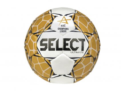 Házenkářský míč Select HB Ultimate EHF Champions League bílo zlatá