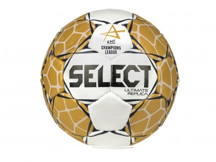 Házenkářský míč Select HB Ultimate replica EHF Champions League bílo zlatá