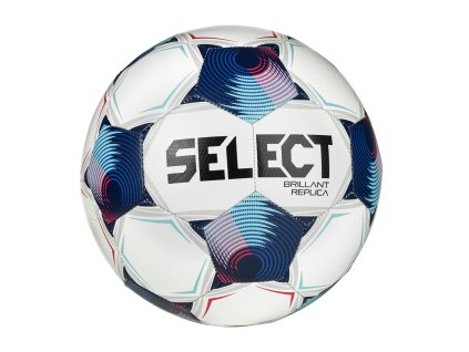Fotbalový míč Select FB Brillant Replica bílo modrá (Velikost míče 4)