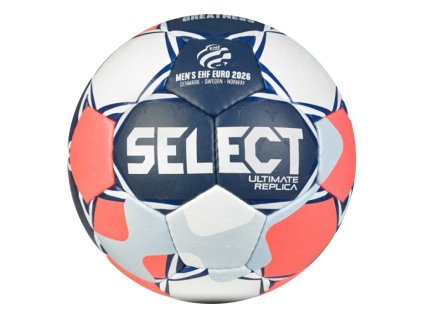 Házenkářský míč Select HB Replica EHF Euro Men modro červená (Velikost míče 3)