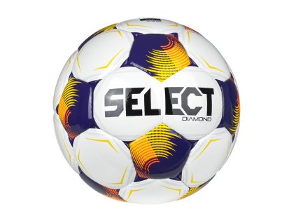 Fotbalový míč Select FB Diamond bílo oranžová (Velikost míče 5)