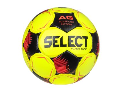 Fotbalový míč Select FB Flash Turf žluto červená (Velikost míče 4)