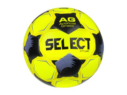 Fotbalový míč Select FB X-Turf žluto fialová (Velikost míče 4)