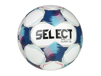 Fotbalový míč Select FB Brillant Super TB bílo modrá (Velikost míče 5)