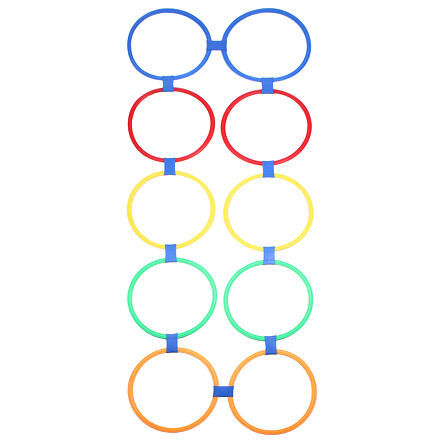 Merco Agility Circles nastavitelné proskakovací obruče