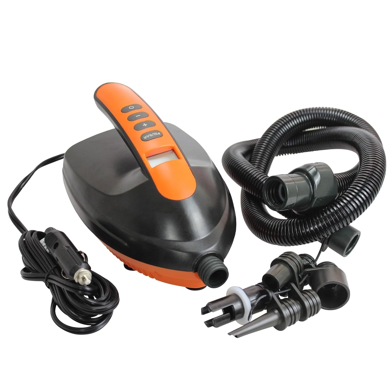 Elektrická pumpa - kompresor MASTER pro paddleboardy a airtrack na 12 V - 16PSI