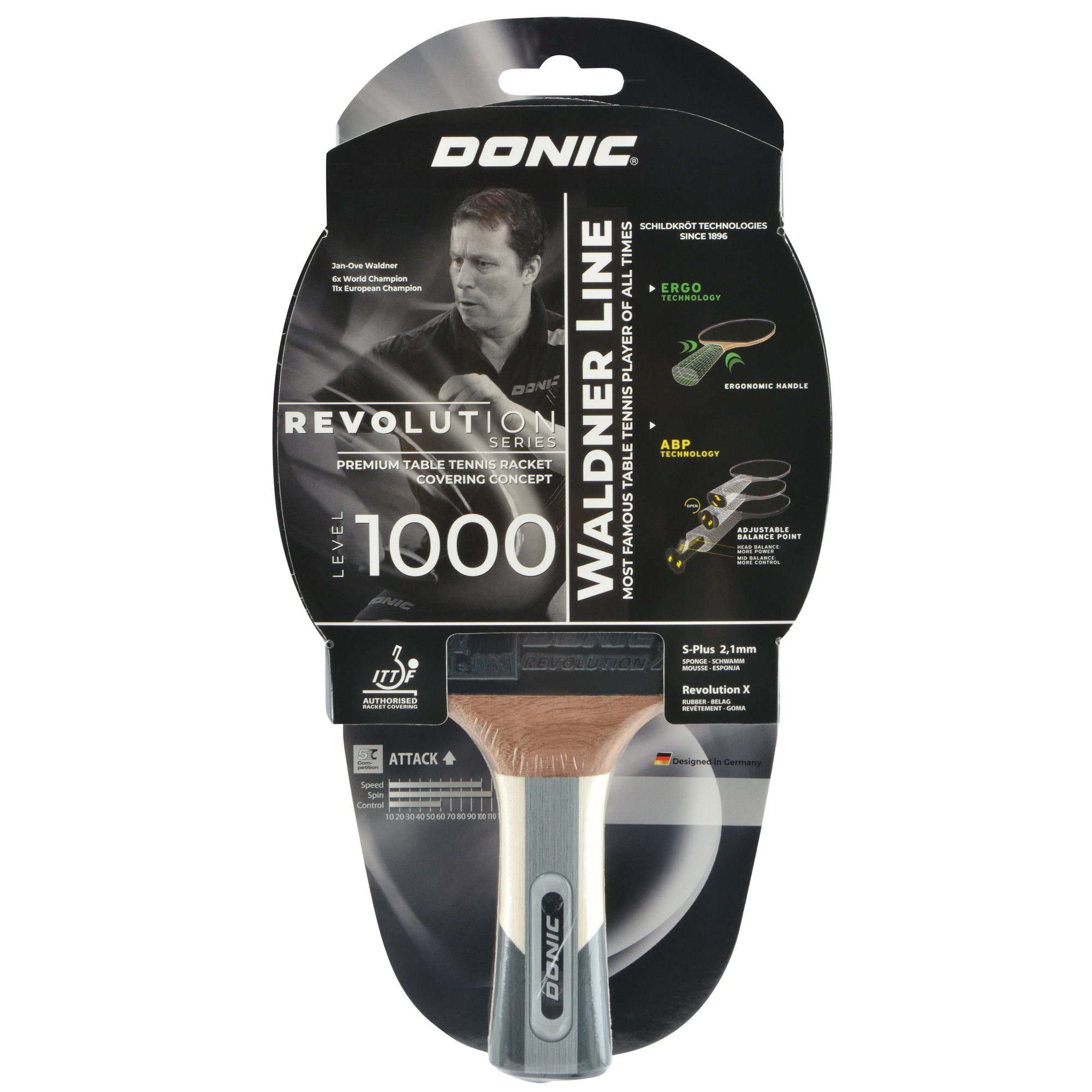 Pálka na stolní tenis DONIC Waldner 1000