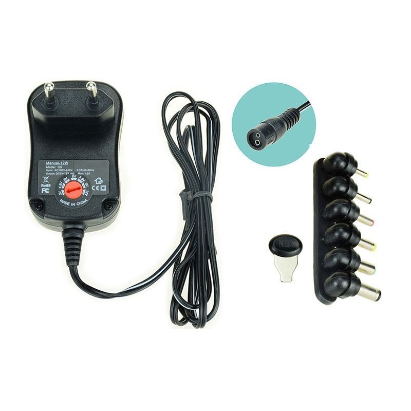 MASTER Adaptér univerzální k fitness strojům 3-12 V - 1A