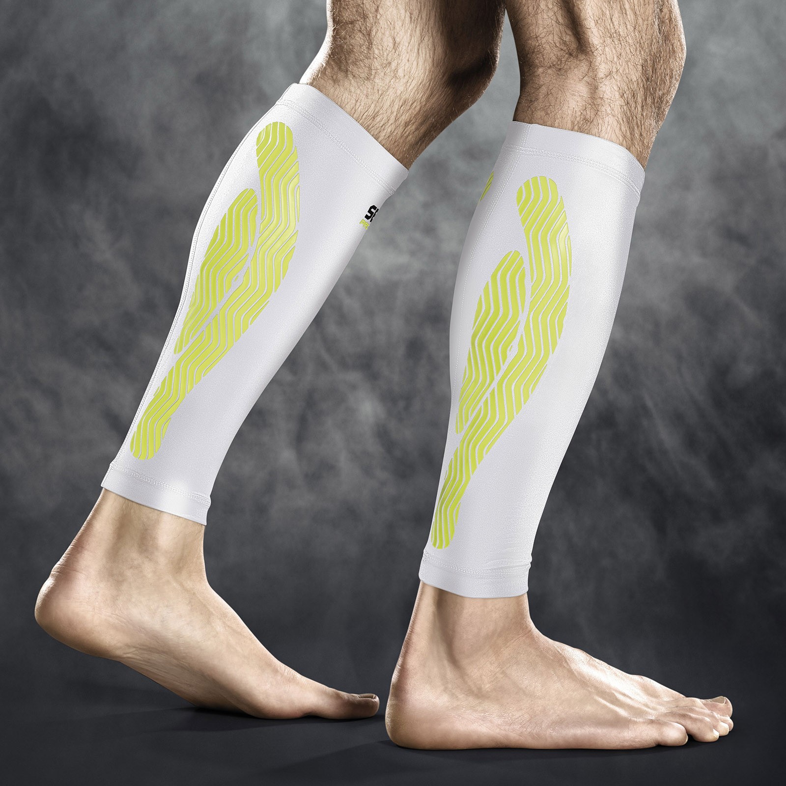 Bandáž lýtka Select Compression Calf 6150 bílá Velikost: XL
